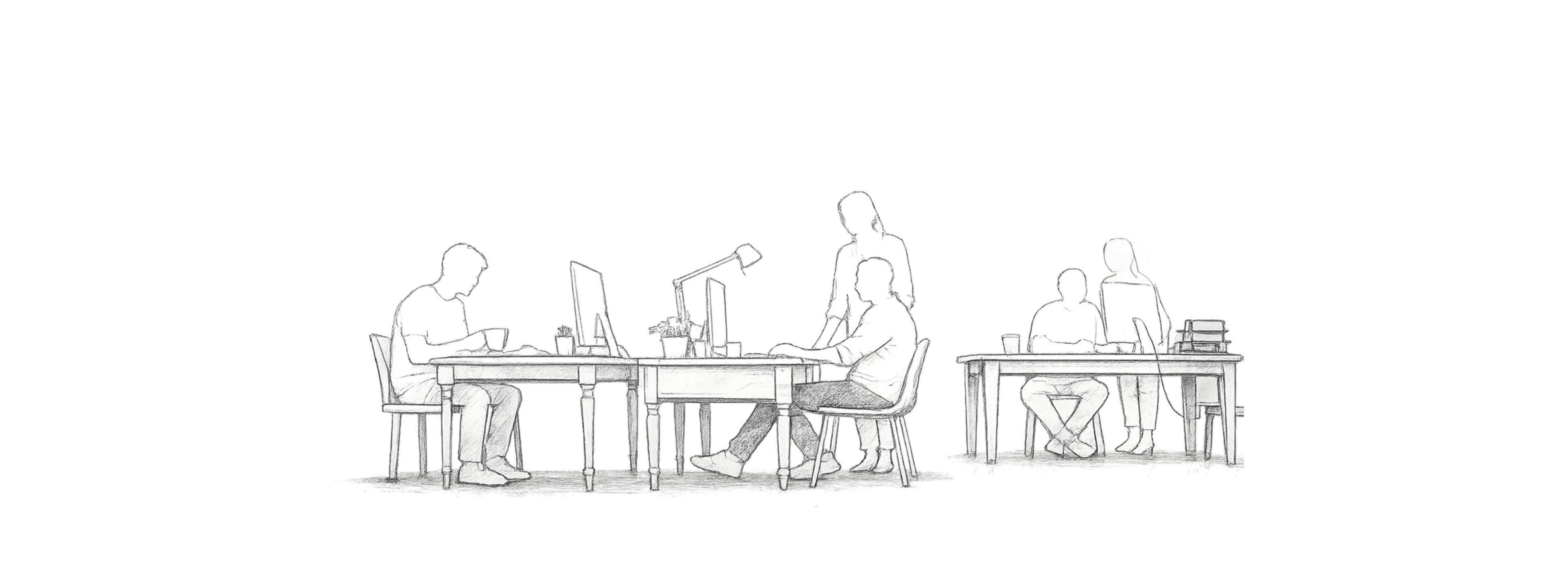 Creative team illustration